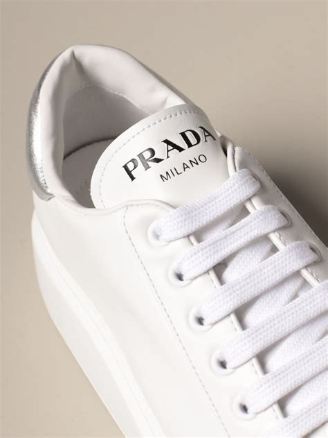 prada sneakers whit3